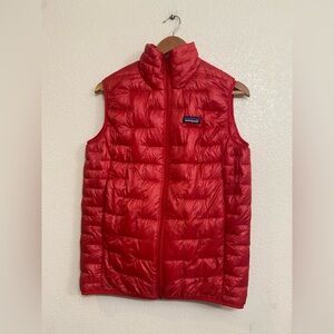 Patagonia Red MicroPuff EUC Puffer Vest